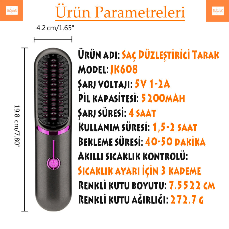 Kablosuz Saç Düzleştirici